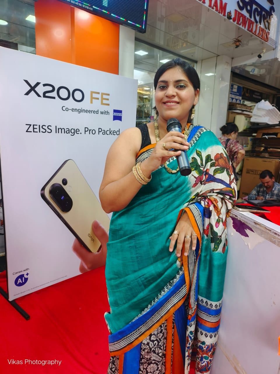 Anchor Ananya Kundu hosting brand launches