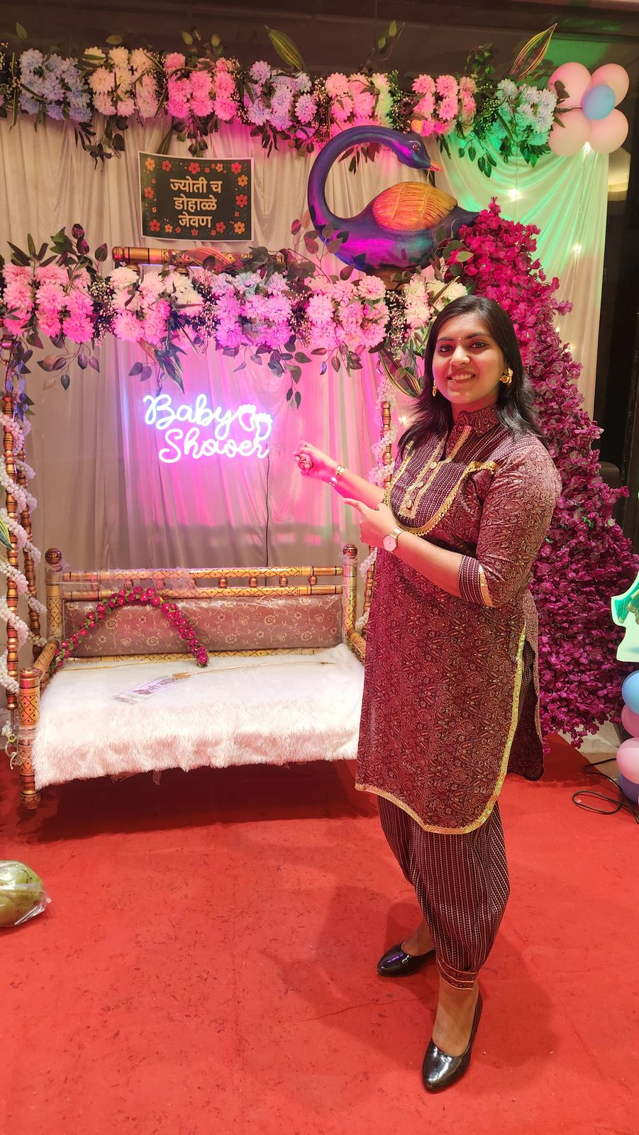 Anchor Ananya Kundu hosting baby showers
